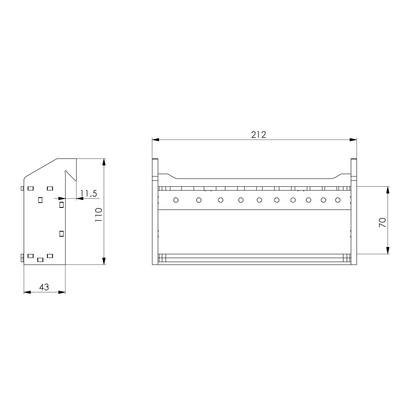 Halter für Sechskantschlüssel